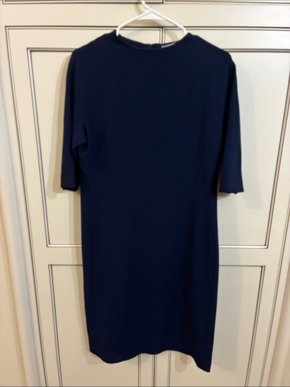MM Lafleur Navy Midi Shift Dress